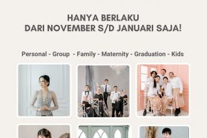 PROMO Paket Foto Studio Akhir Tahun!